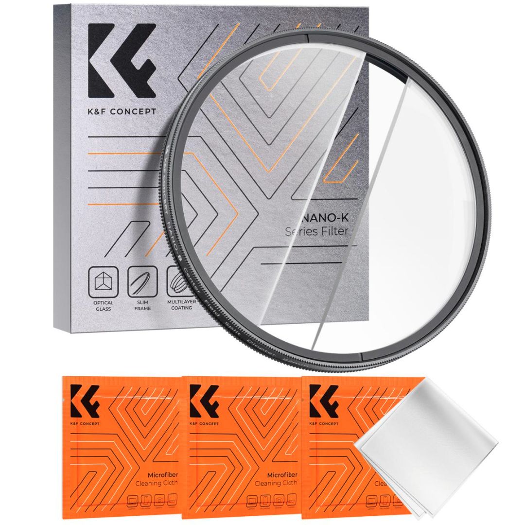 K&F Concept 77mm Centerfield Split Diopter Filter Special Effect Camera Lens Filter Nano-B KF01.2670V1 - 1